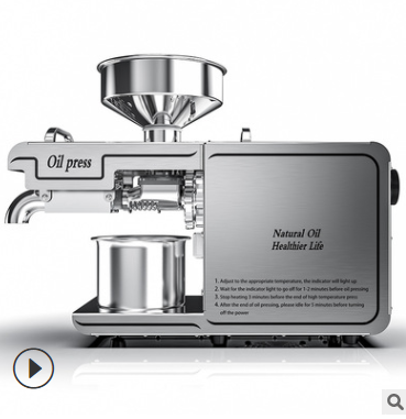 韓皇不銹鋼榨油機控溫度榨油原料多樣化榨油跨境外貿(mào)亞麻籽榨油機