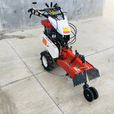 多功能小型開溝培土機(jī) 柴油田園管理機(jī) 手扶自走式培土起壟開溝機(jī)