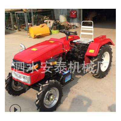 單缸四輪農(nóng)用旋耕機 柴油30馬力輪式拖拉機 低矮迷你型四輪拖拉機