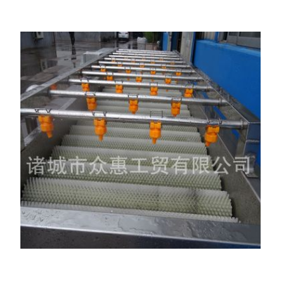 蘋果毛刷清洗機(jī) 高壓噴淋橘子水果清洗機(jī) 循環(huán)水檸檬清洗機(jī)