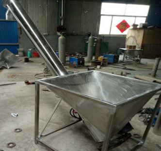 菏澤垂直螺旋提升機(jī) 煤渣裝袋上料機(jī) 固體料用不銹鋼絞龍?zhí)嵘龣C(jī)