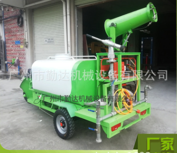 勤達(dá)牌新能源電動灑水車霧炮車園林綠化環(huán)衛(wèi)電動工地噴霧除塵車