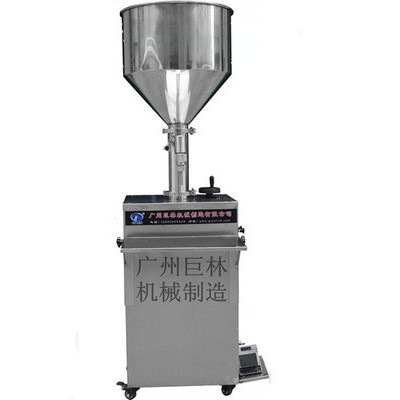現(xiàn)機供應(yīng) 立式氣動果醬灌裝機 半自動活塞定量膏體、半流體灌裝機