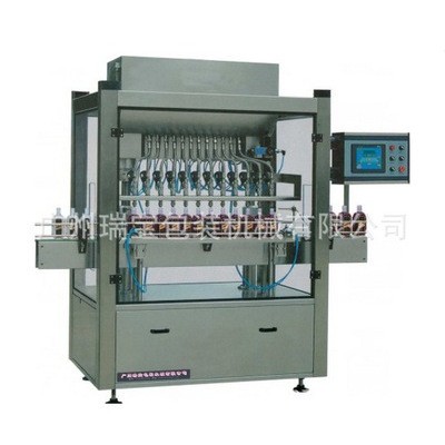 4頭花生醬灌裝線 藍莓果醬定量灌裝設(shè)備 全自動活塞式濃醬灌裝機