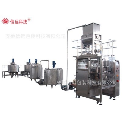 袋裝甜醬灌裝機(jī) 黃豆醬 醬料袋 辣椒醬 草莓醬灌裝生產(chǎn)線