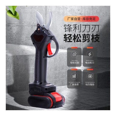 鋰電修枝剪果園苗木家用便攜手持修枝剪大號(hào)剪子樹(shù)枝剪鉗電動(dòng)剪刀