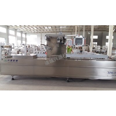 DZR-520全自動(dòng)連續(xù)熱成型真空包裝機(jī) 烤腸真空包裝機(jī)