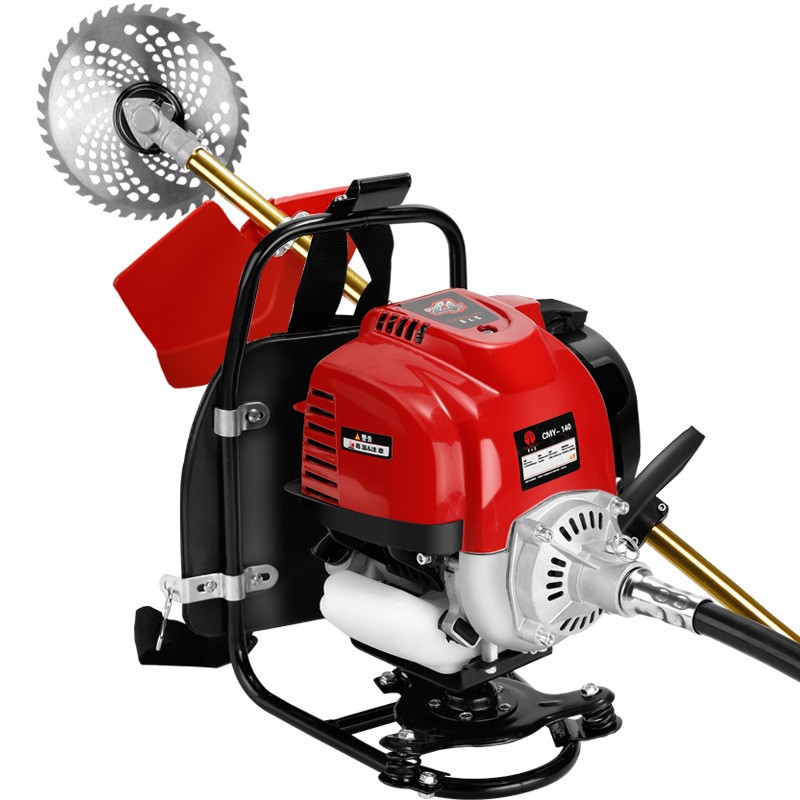 電啟動式割草機家用多功能背負式打草機農用收割機小型割灌機