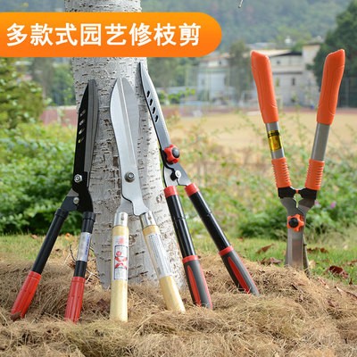 園藝伸縮枝剪 綠籬剪草坪剪 園林修枝剪大剪刀綠化粗枝剪果樹工具