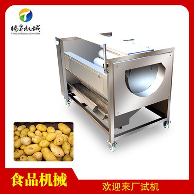 中型胡蘿卜去皮清洗機(jī) 土豆清洗去皮一體機(jī) 紅薯地瓜清洗去泥機(jī)