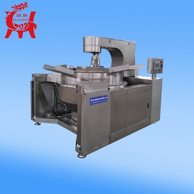 可定制香辛料大型炒鍋 自動刮底藥膳底料熬煮鍋 蒸汽行星攪拌炒鍋