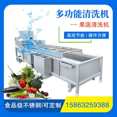 大棗菠菜清洗機 全自動清洗風干設(shè)備 清洗風干機廠家