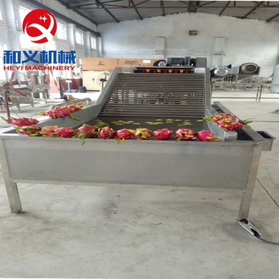 廠家直供毛桃清洗機 304不銹鋼軟毛刷清洗設備 黃桃清洗機可試機