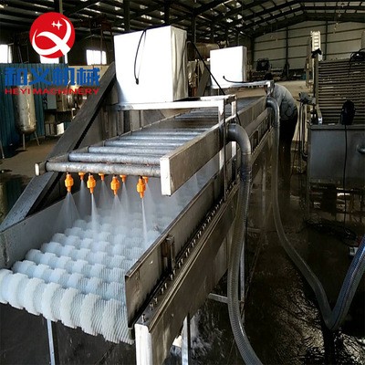 煙臺海蠣子清洗機 廠家銷售高壓噴淋清洗設備 海蠣子毛刷清洗機器