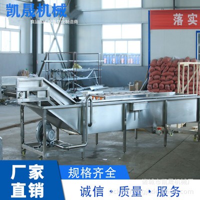 氣泡清洗機(jī)價(jià)格 肉制品排骨清洗流水線 食堂果蔬清洗設(shè)備