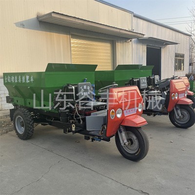 全自動(dòng)撒糞車 雙圓盤拋灑裝置肥料