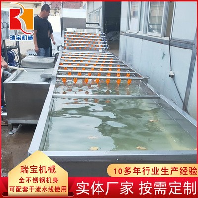 定制果蔬氣泡清洗機 食堂用香菇清洗去農(nóng)殘洗菜機 鼓泡式清洗機