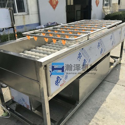 毛刷洗菜機 大型連續(xù)式毛刷輥洗山藥牛蒡洋姜大姜設備 自動清洗機