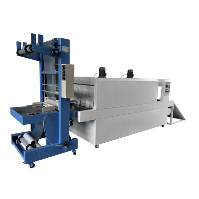 袖口式礦泉水封包機飲用水封包機罐裝飲料收縮封口包裝機