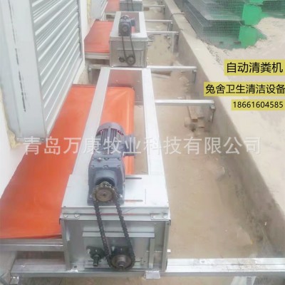 兔舍兔籠養(yǎng)殖籠傳送帶清糞設備