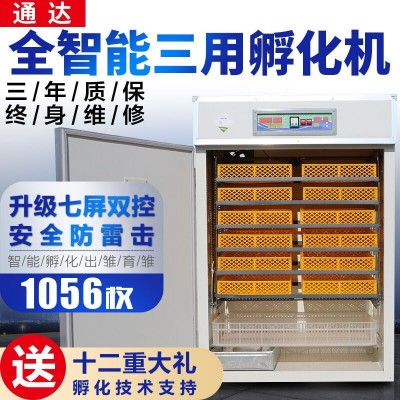 通達(dá)孵化機(jī)小型家用全自動(dòng)智能雞鴨鵝鴿子孔雀孵化器鸚鵡 孵蛋器