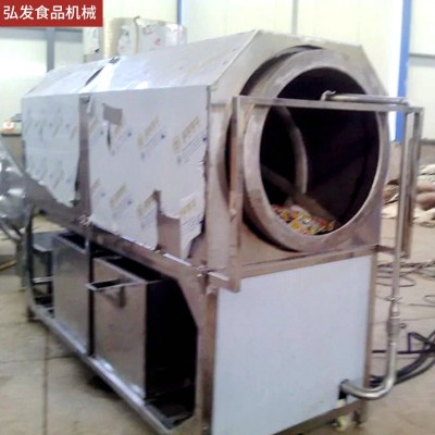 滾筒式食品袋表面清洗設(shè)備高壓噴淋軟包裝清洗機 中藥材洗藥機
