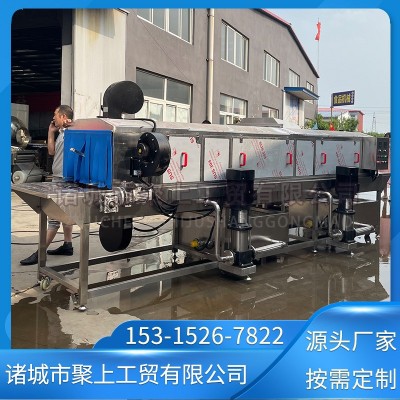 蔬菜周轉(zhuǎn)筐360度無死角清洗機 蛋筐清洗烘干一體機 全自動洗筐機