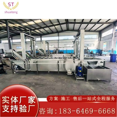 廠家直供提升式果蔬氣泡清洗機 魚腥草龍須菜清洗機 蔬菜清洗設(shè)備