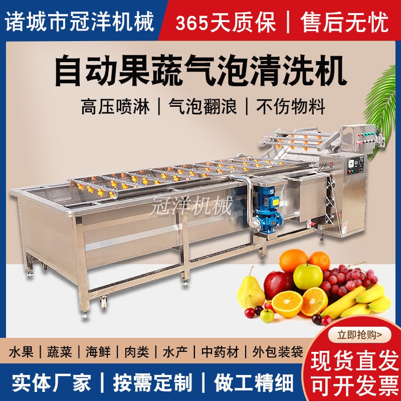 大型水果蔬菜清洗機 腌黃瓜醬菜脫鹽清洗去雜設(shè)備 凈菜加工流水線