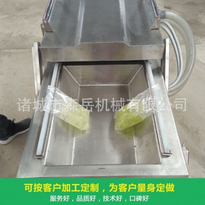 【廠家定制】下凹式雙室真空包裝機(jī) 帶汁食品用抽真空封口機(jī)