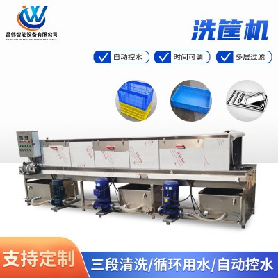 廠家現(xiàn)貨噴淋周轉(zhuǎn)筐清洗設(shè)備 工業(yè)清洗機多功能果蔬菜清洗機