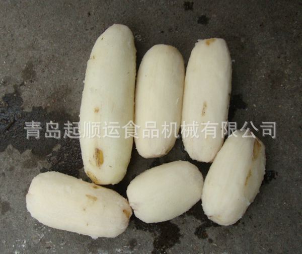 蓮藕去皮機(jī)效果