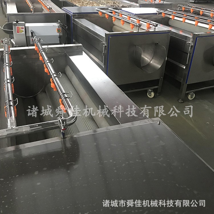 苦菜清洗全套設(shè)備 蔬菜根莖類毛輥清洗機 甘蔗高壓噴淋清洗機