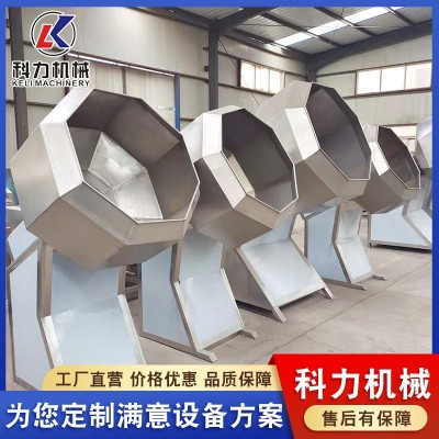 科力機(jī)械八角拌料機(jī) 不銹鋼花生米八角拌料機(jī) 批把梗八角拌料機(jī)
