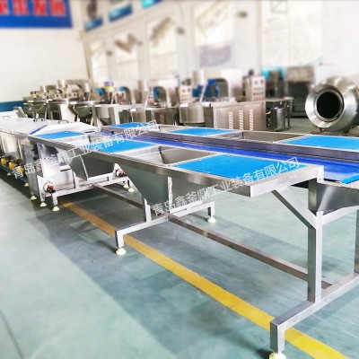 鑫釜鼎半成品預(yù)制菜制作設(shè)備 凈菜加工流水線 速食料理全套機器