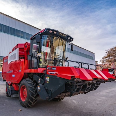 中聯(lián)4YZ-4W大中型自走式玉米收獲機(jī)莖穗兼收玉米收割機(jī)