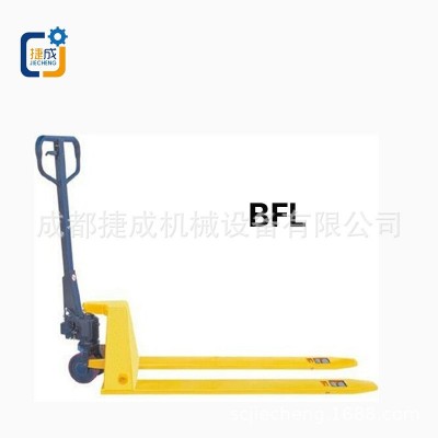捷成叉車手動液壓搬運車3T地牛老虎油液壓托盤車鏟車3噸成都現(xiàn)貨