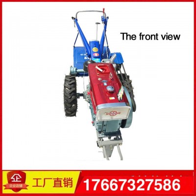 12 15 18馬力東風型手扶拖拉機旋耕機小型開溝機農用機具柴油機