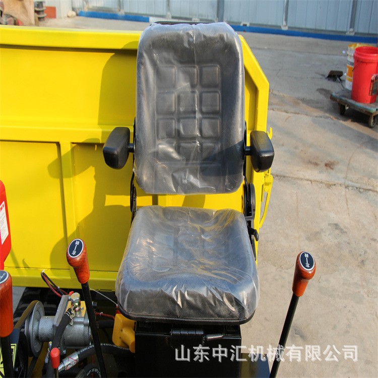 水陸兩用運輸車 新款小型橡膠履帶底盤 供應(yīng)手扶農(nóng)用自卸車