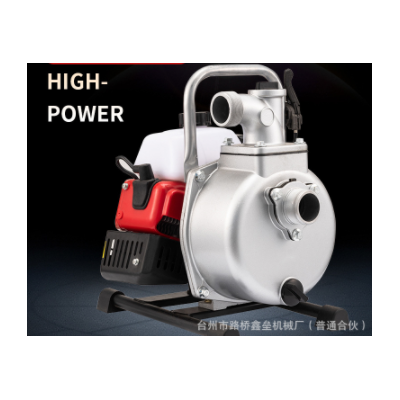水泵1寸1.5寸二沖程汽油抽水機家用手提式抽水泵農(nóng)業(yè)灌溉自吸泵