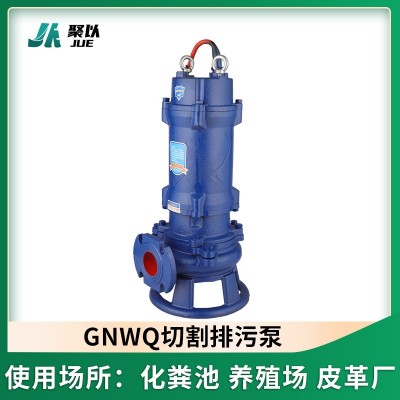 切割污水泵抽糞沼氣池污物廁改抽水泵醫(yī)用場所紙漿廠紡織廠污水泵