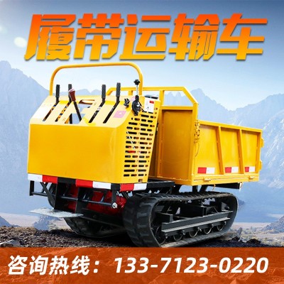 1T履帶式自卸車(chē)750農(nóng)用爬山王850柴油2T液壓3T運(yùn)輸車(chē)可升降
