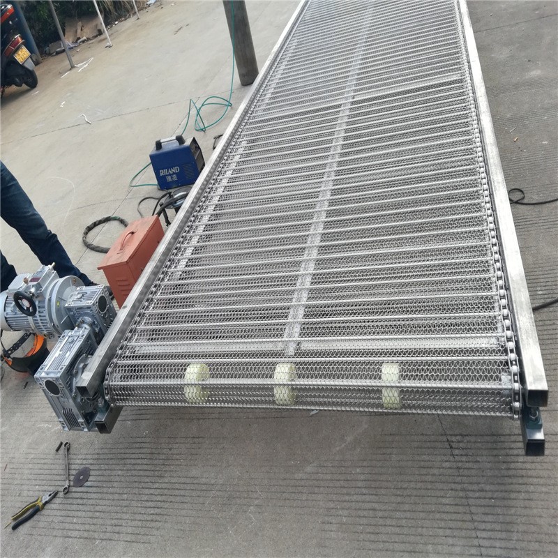 全自動多層網(wǎng)帶箱式烘干輸送提升機蔬菜水果脫水防銹網(wǎng)帶輸送機