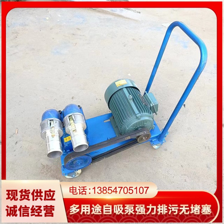 養(yǎng)殖場化糞池不堵吸糞泵自吸式吸污泵手推式三相電排水泵