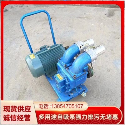 廠家出售吸糞泵 吸污泵養(yǎng)殖場吸糞泵手推式電機帶抽糞泵 排污泵