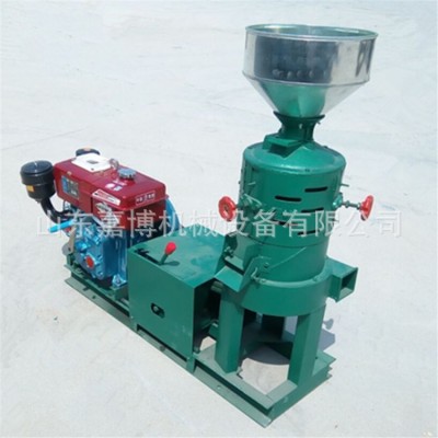 谷子脫皮碾米機(jī) 雜糧碾米機(jī) 廣州 出口型 小麥去皮磨粉機(jī)柴油機(jī)帶