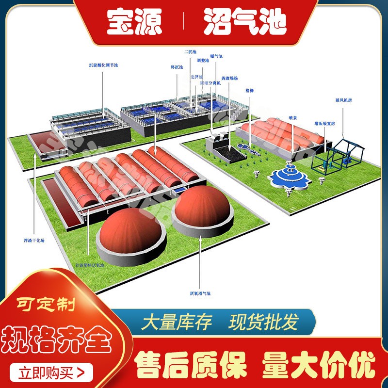 軟體沼氣池家用塑料農(nóng)業(yè)養(yǎng)殖沼氣罐折疊紅泥沼氣池雙膜儲(chǔ)氣罐大型