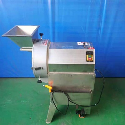 凈菜加工用蘿卜切絲丁片機(jī) 變頻雙頭根莖類切菜機(jī) 商用單頭切菜機(jī)