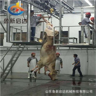 氣動(dòng)單柱升降臺(tái) 驅(qū)動(dòng)漲緊裝置 驅(qū)動(dòng)裝置 牛驢騾子屠宰線