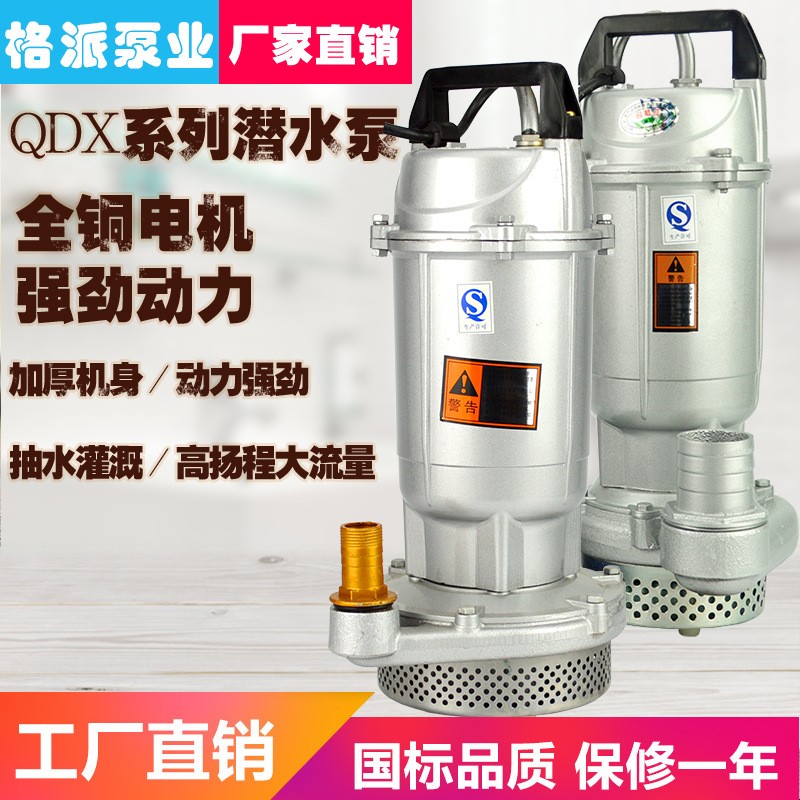 家用單相潛水泵220V高揚(yáng)程抽水泵大流量小型水泵農(nóng)用灌溉井水澆地